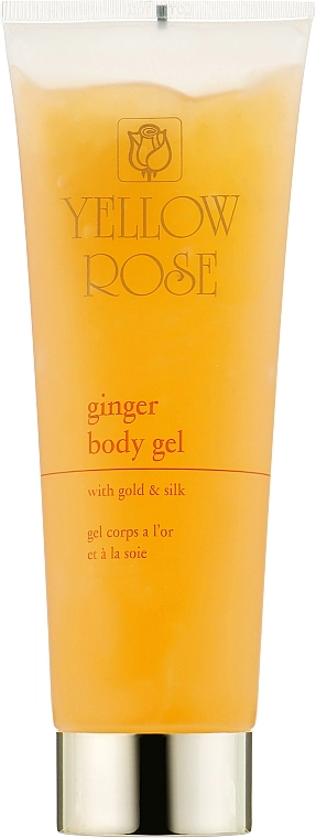 Yellow Rose Имбирный гель для тела Ginger Body Gel With Gold And Silk - фото N1