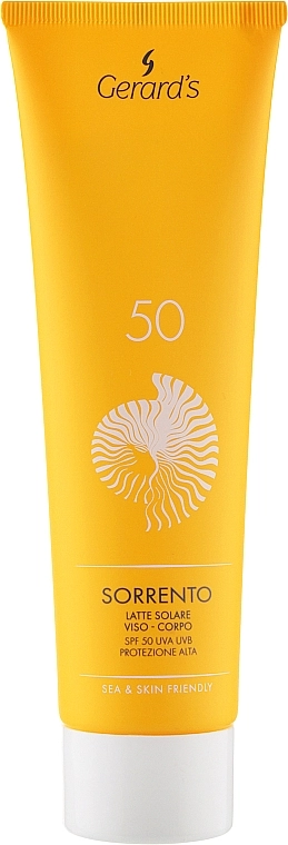 Gerard's Cosmetics Легкий сонцезахисний лосьйон для обличчя й тіла Sorrento Sunscreen Lotion SPF 50 - фото N1