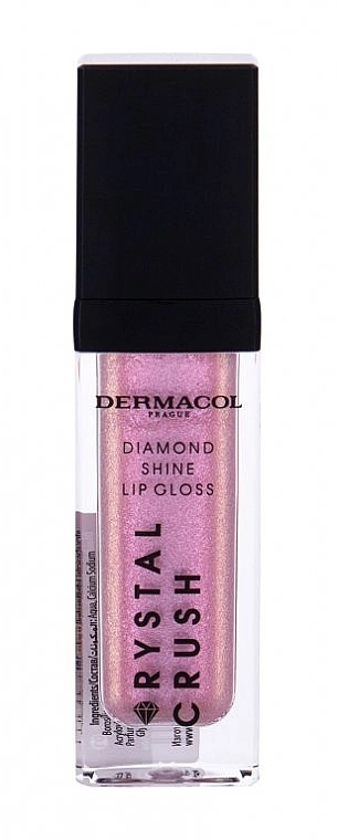 Dermacol Crystal Crush Diamond Shine Lip Gloss Блиск для губ із сяйвом - фото N1