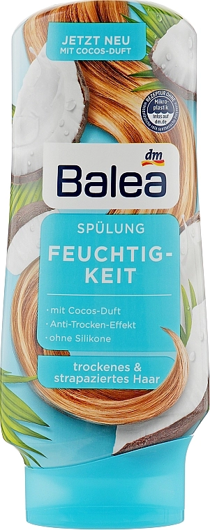 Balea Зволожувальний бальзам-ополіскувач для волосся Feuchtigkeit Mit Cocos-Duft - фото N2