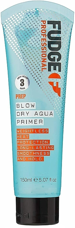 Fudge Термостойкая сыворотка для выравнивания волос Prep Blow Dry Aqua Primer - фото N1