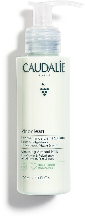 Caudalie Молочко мигдальне для зняття макіяжу Vinoclean Cleansing Almond Milk - фото N1