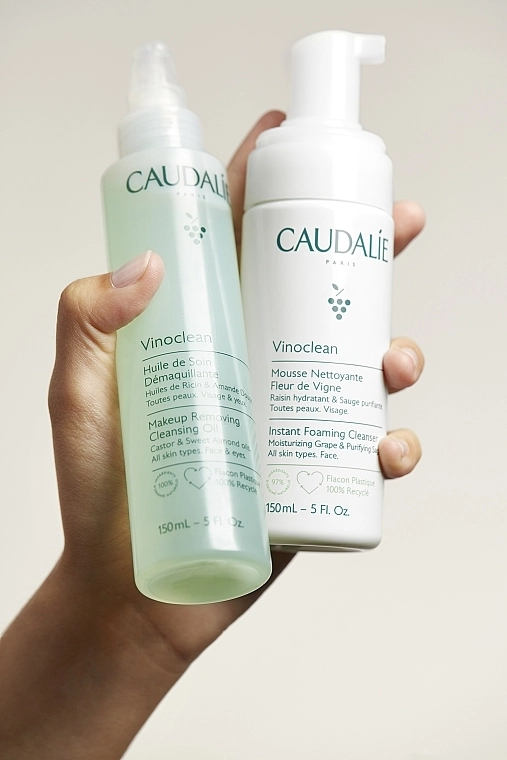 Caudalie Масло для снятия макияжа с лица и глаз Vinoclean Makeup Removing Cleansing Oil - фото N5