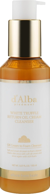 D'Alba Очищувальний крем-олія для обличчя White Truffle Return Oil Cream Cleanser - фото N1