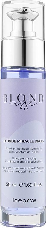 Inebrya Сыворотка-капли для волос с кокосовым маслом Blondesse Blonde Miracle Drops - фото N1