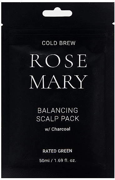 Rated Green Відновлювальна маска для шкіри голови із соком розмарину Cold Brew Rosemary Balancing Scalp Pack - фото N1