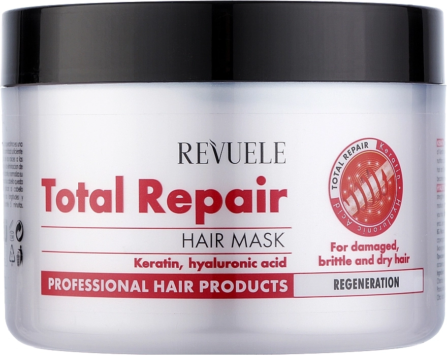 Revuele Відновлювальна маска для волосся Total Repair Professional Hair Mask - фото N1