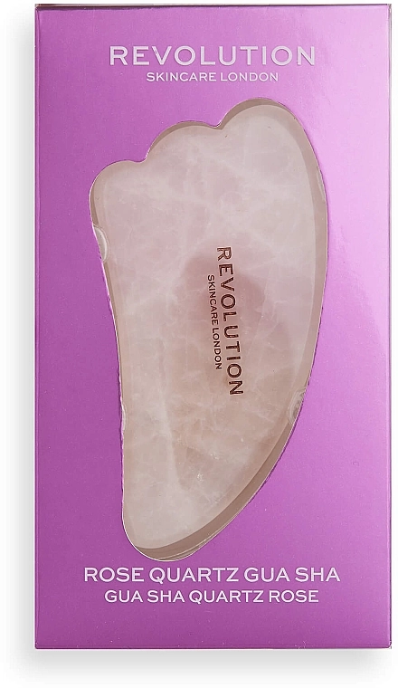 Revolution Skincare Массажер для лица Rose Quartz Gua Sha - фото N1