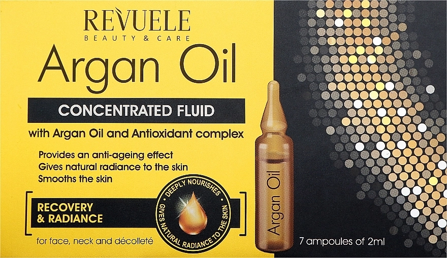 Revuele Флюїд з аргановою олією Argan Oil Ampoules Concentrated Fluid - фото N1