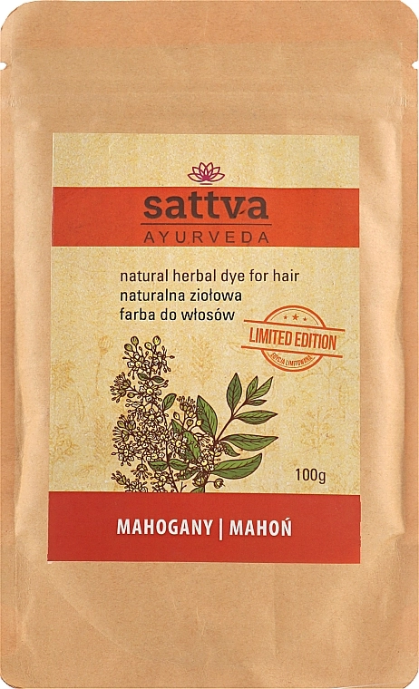 Sattva Фарба для волосся Ayurveda Natural Herbal Hair Dye - фото N1