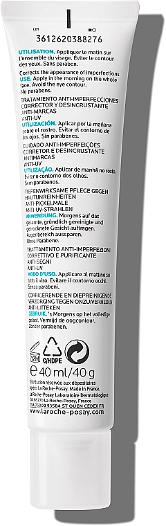 La Roche-Posay Комплексний коригувальний засіб проти недоліків і слідів постакне для жирної проблемної шкіри Effaclar Duo ( + ) SPF30 - фото N2