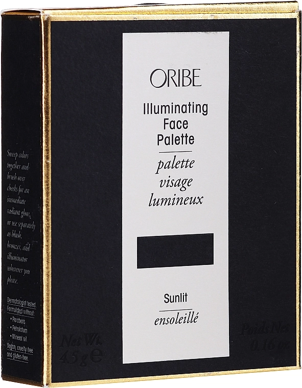 Oribe Illuminating Face Palette Sunlit Палітра хайлайтерів для блискучого макіяжу - фото N2