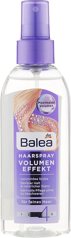 Balea Спрей для волосся Volume Effect №4 Hair Spray - фото N1