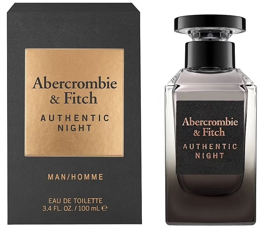 Abercrombie & Fitch Authentic Night Man Туалетная вода - фото N2