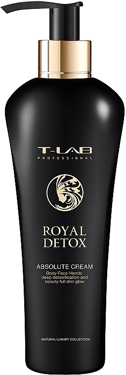 T-LAB Professional Крем для абсолютної детоксикації обличчя, рук і тіла Royal Detox Absolute Cream - фото N1