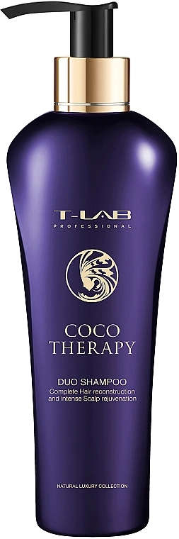 T-LAB Professional Шампунь для волос Coco Therapy Duo Shampoo - фото N1