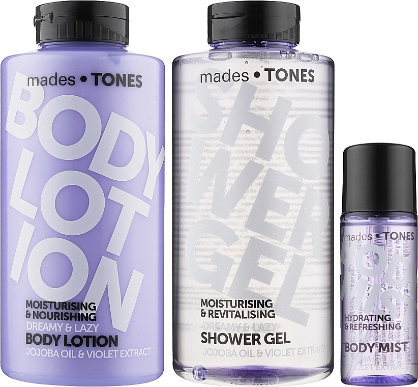 Mades Cosmetics Набір Tones (b/mist/50ml + sh/gel/500ml + lot/500ml) - фото N1