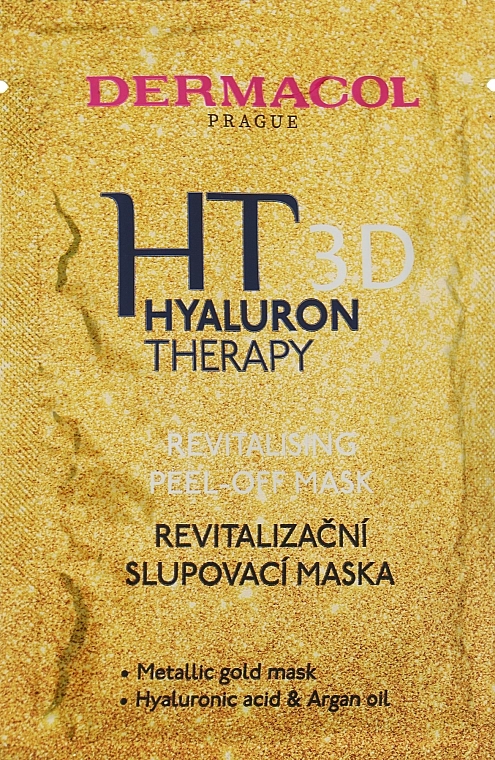 Dermacol Відновлювальна маска-пілінг для обличчя Hyaluron Therapy 3D Revitalising Peel-off Mask - фото N1