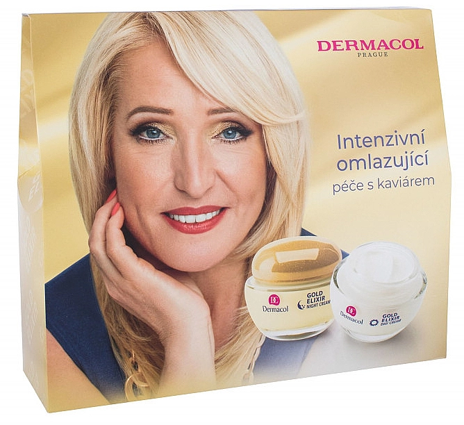 Dermacol Набір Gold Elixir (f/cream/50ml + f/cream/50ml) - фото N1