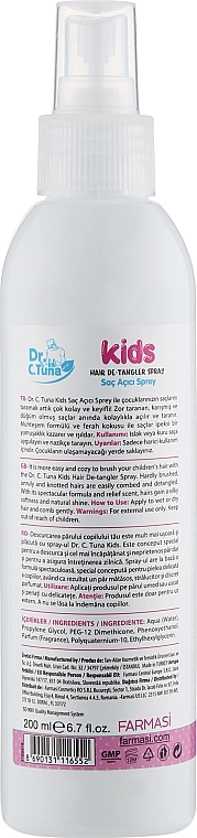 Farmasi Дитячий спрей для волосся Dr.Tuna Kids - фото N2