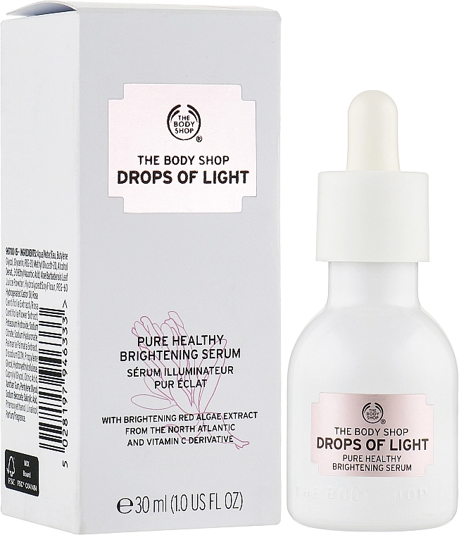 The Body Shop Осветляющая сыворотка Drops Of Light Pure Healthy Brightening Serum - фото N2