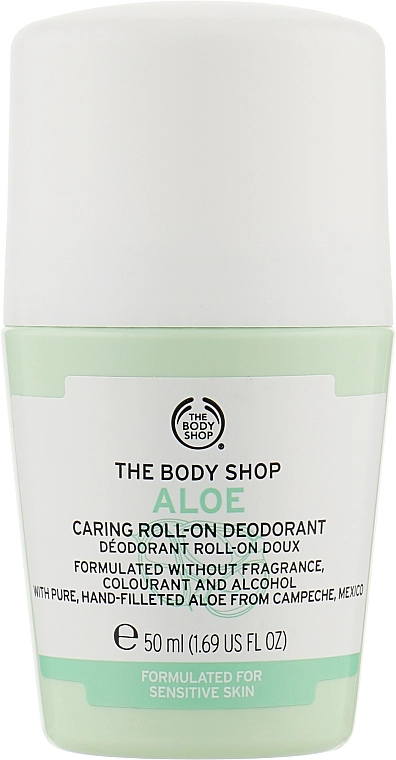 The Body Shop Кульковий дезодорант для тіла Aloe Roll-On Deodorant - фото N1