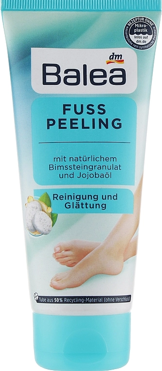 Balea Пилинг для ног с натуральным гранулятом пемзы и маслом жожоба Foot Peeling - фото N1