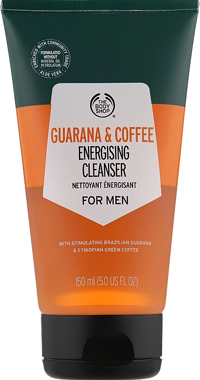 The Body Shop Гель для умывания "Гуарана и кофе" Guarana & Coffee Energising Cleanser For Men - фото N1