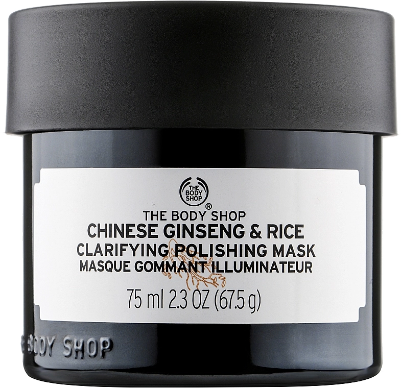 The Body Shop Очищающая маска Chinese Ginseng & Rice Clarifying Polishing Mask - фото N1