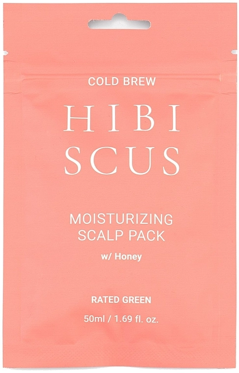 Rated Green Увлажняющая маска для кожи головы с соком гибискуса Cold Brew Hibiscus Moisturizing Scalp Pack - фото N1