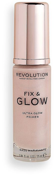 Makeup Revolution Fix & Glow Primer Сяйний праймер для обличчя - фото N1