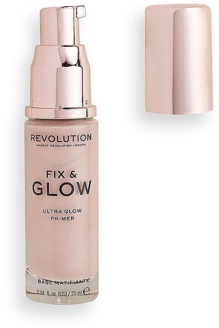 Makeup Revolution Fix & Glow Primer Сяйний праймер для обличчя - фото N2