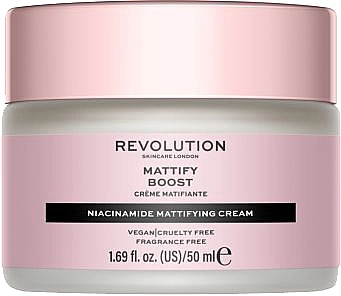 Revolution Skincare Матирующий крем для лица Mattify Boost Niacinamide Mattifying Cream - фото N1