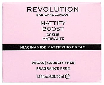 Revolution Skincare Матирующий крем для лица Mattify Boost Niacinamide Mattifying Cream - фото N2