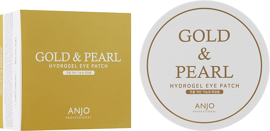 Anjo Professional Гидрогелевые патчи под глаза с золотом и жемчугом Gold & Pearl Hydrogel Eye Patch - фото N3