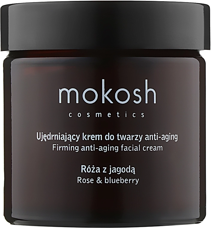 Mokosh Cosmetics Антивіковий зміцнювальний крем для обличчя "Троянда і чорниця" Mokosh Firming Anti-Aging Face Cream - фото N2