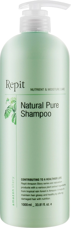 Repit Шампунь для пошкодженого й нормального волосся Natural Pure Shampoo Amazon Story - фото N3