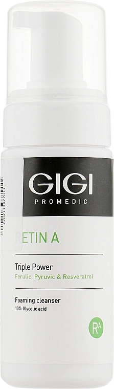 Gigi Очищувальна піна з 10% гліколевої кислоти Retin A Foaming Cleanser 10% Glycolic - фото N1