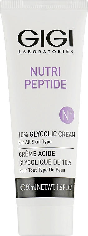 Gigi Пептидный крем с 10% гликолиевой кислотой Nutri-Peptide 10% Glycolic Cream - фото N1