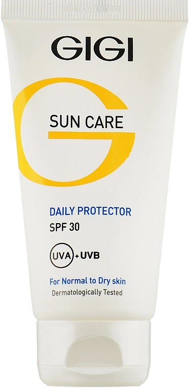 Gigi Крем сонцезахисний для сухої шкіри Sun Care Daily Protector For Dry Skin SPF30 - фото N3