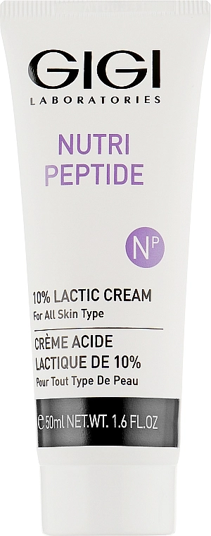 Gigi Охлаждающий крем с 10% молочной кислотой Nutri-Peptide 10% Lactic Cream - фото N1
