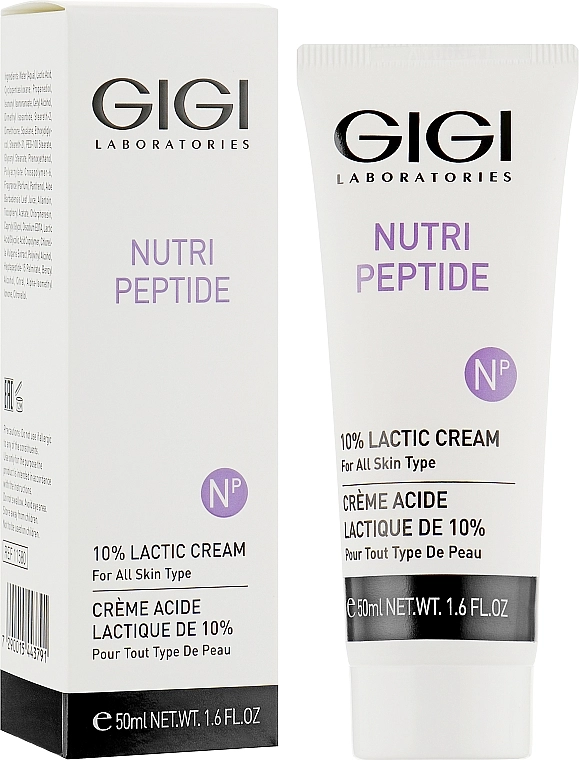 Gigi Охлаждающий крем с 10% молочной кислотой Nutri-Peptide 10% Lactic Cream - фото N2