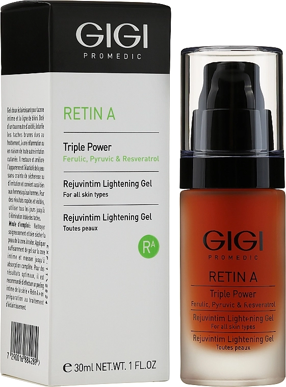 Gigi Отбеливающий гель для деликатных зон Retin A RejuvIntim Whitening Gel - фото N2