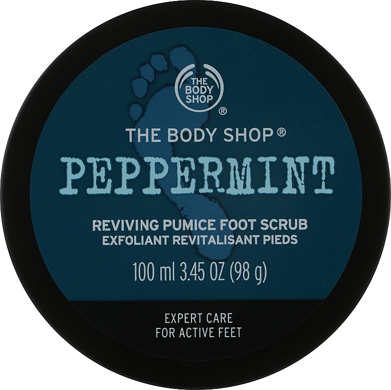 The Body Shop Скраб для ніг з пемзою "Перцева м'ята" Peppermint Reviving Pumice Foot Scrub - фото N1