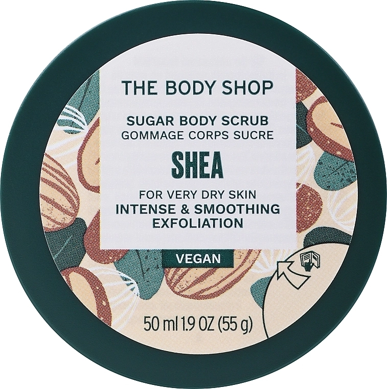 The Body Shop Отшелушивающий сахарный скраб для тела с маслом ши Shea Exfoliating Sugar Body Scrub - фото N1