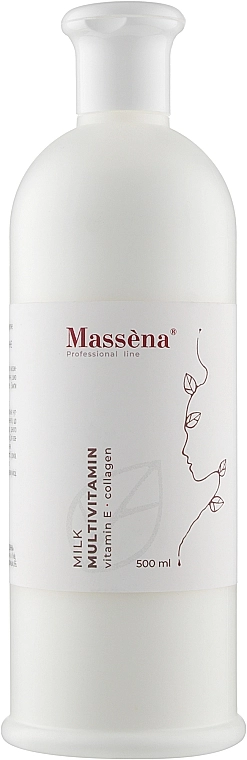 Massena Очищувальне молочко для обличчя з вітаміном Е і колагеном Cleansing Milk Vitamin E-Collagen - фото N1