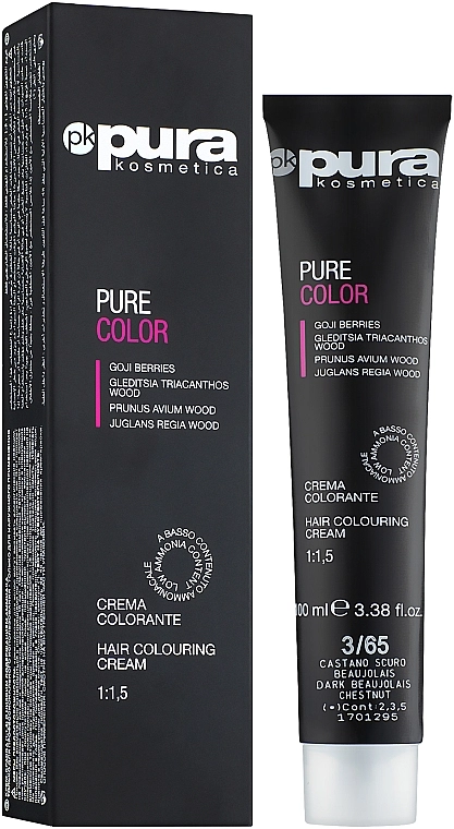 Pura Kosmetica Краска для волос Pure Color Hair Colorante - фото N2