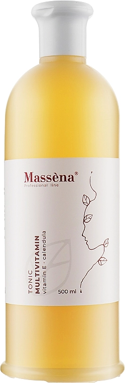 Massena Тонік для обличчя полівітамінний з вітаміном Е і календулою Tonic Multivitamin Vitamin E Calendula - фото N1