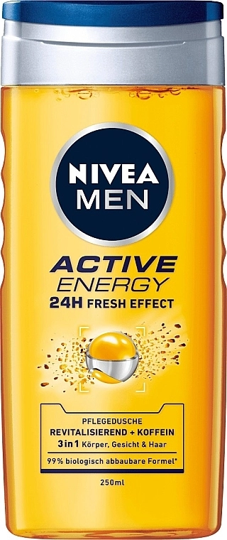 Nivea Гель для душу MEN Active Energy 24H Fresh Effect - фото N2
