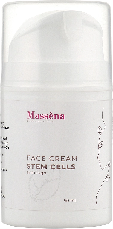 Massena Stem Cells Face Cream Face Cream Steam Cream Anti-Age - фото N1